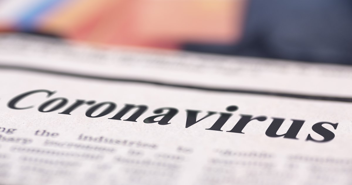 Coronavirus headline